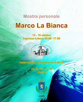 Locandina mostra Marco La Bianca