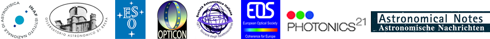 Sponsors' logos - INAF - OAB - ESO - Opticon - SAIT - EOS - Photonics21 - Wiley Online Library