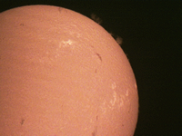 Immagine del sole catturata con il Coronado SolarMax 90. Immagine del sole