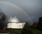Il telescopio Ruths con arcobaleno