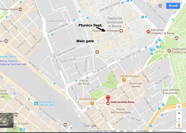 La Sapienza google map