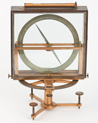 Figura 17: Inclinometro magnetico (bussola d'inclinazione) di Lenoir (1810).