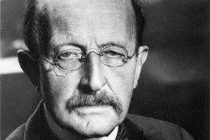 Fig. 2 - Max Planck (1858-1947), iniziatore della meccanica quantistica, uno dei piu grandi fisici del 1900, premio Nobel nel 1918.