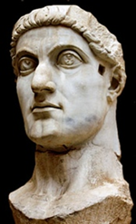 Fig. 3 -  Busto dell'Imperatore Costantino.