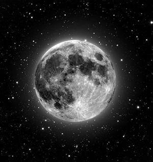 Fig. 4 - La Luna da APOD del 6 settembre 2010. Crediti: T.A. Rector, I.P. Dell'Antonio, NOAO, AURA, NSF.