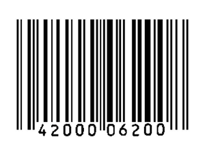 Fig. 1 - Un comune codice a barre, un emblema della nostra societa' consumistica ...