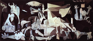 Fig. 5 - Guernica, di Pablo Picasso (dipinto nel 1937). Vero genio ...