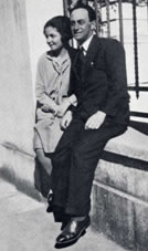 Fig. 2 - Enrico e Laura Fermi, da giovani.