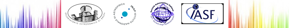 A sinistra logo International Year of Light 2015 - a destra logo Inaf- Osservatorio Astronomico di Brera