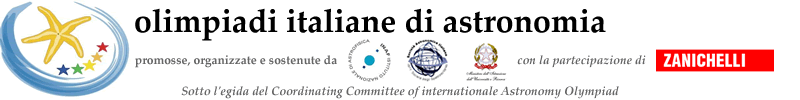 banner della pagina: olimpiadi italiane di astronomia