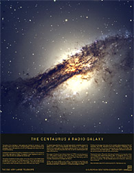 Poster No. 10: The Centaurus A Radio Galaxy (JPEG: 176k)