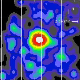 Osservazione dell'afterglow X GRB 970228 ripresa 8 ore dopo il lampo gamma