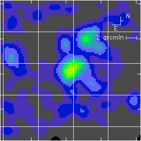 Osservazione dell'afterglow X del GRB 970228 ripreso 3 giorni dopo il lampo gamma